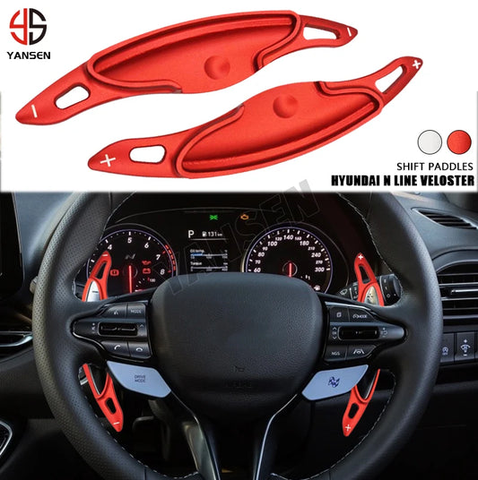 Paddle Shift For Hyundai i30 N Line Veloster 2019 2020 2021 2022 2023 Accessories Steering Wheel DSG Extension Sticker Decals