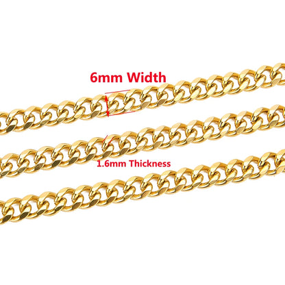 1 Meter Stainless Steel Gold Beaded Satellite Cable Link Chain for DIY Anklet Necklaces Bracelet Jewelry Making Accessories